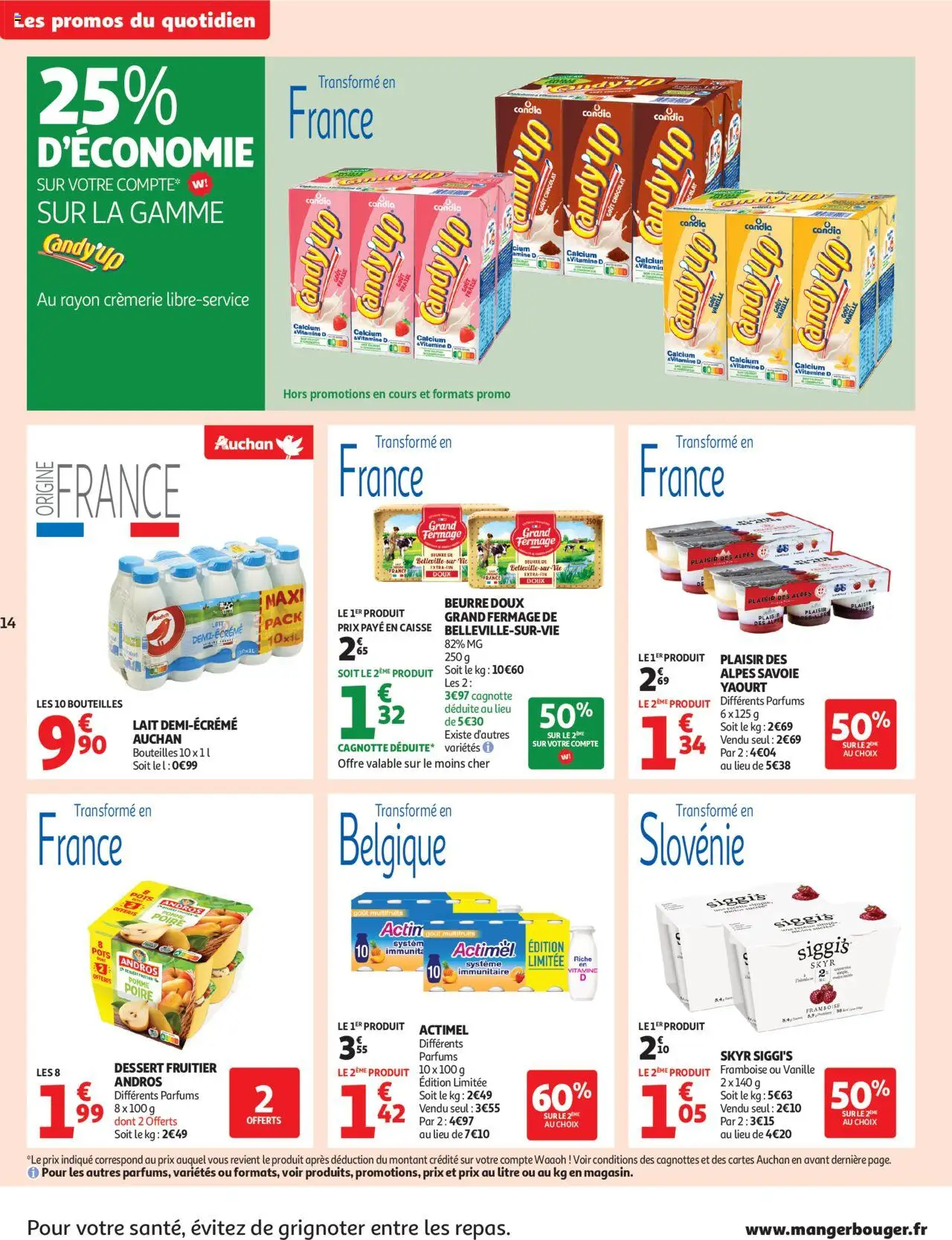 | Page: 14 | Produits: Fraise, Framboise, Pomme, Skyr