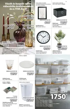 JYSK Aktuális ajánlatok - amely érvényes a következő dátumtól: 11.03.2026 | Oldal: 13