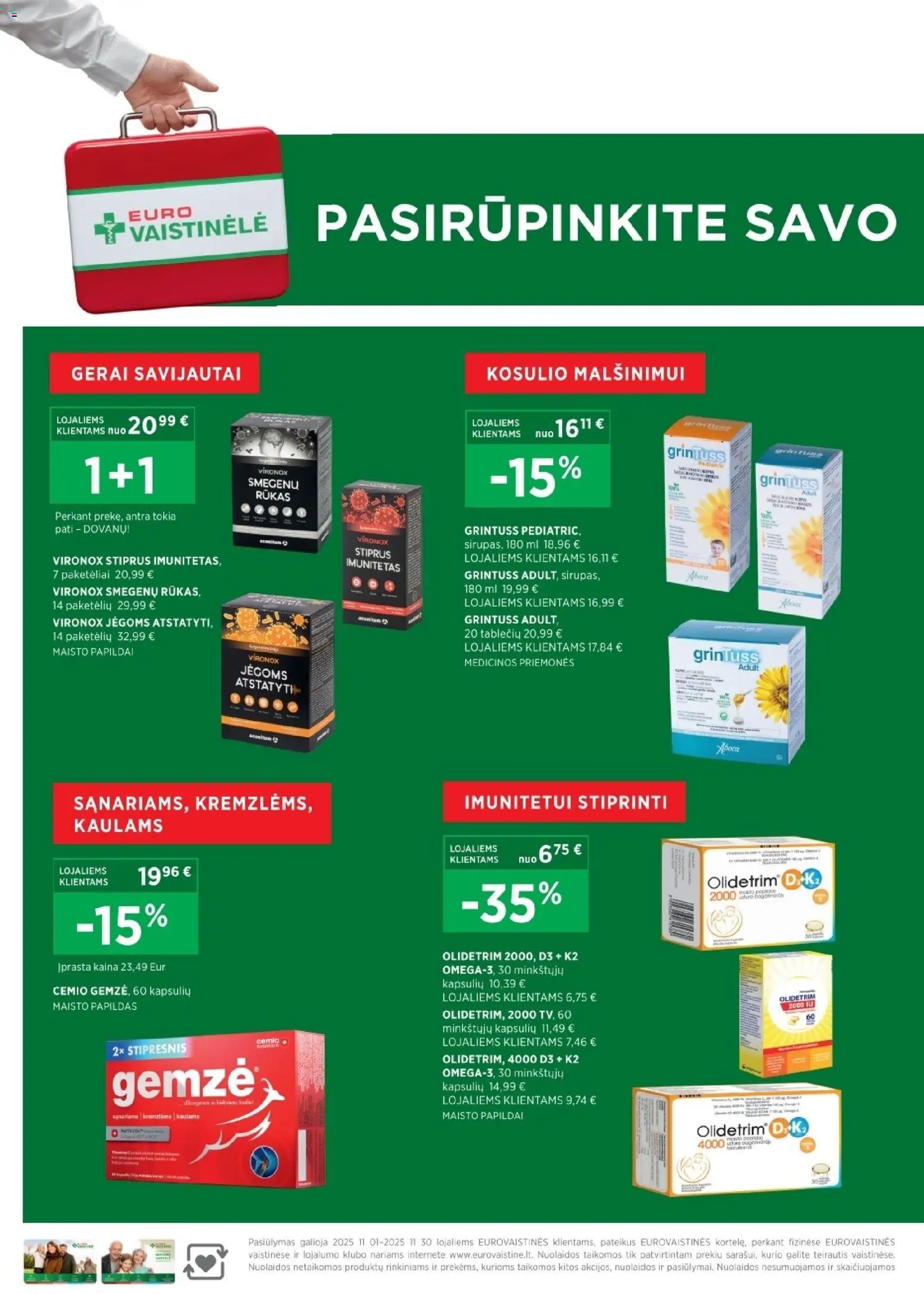 EUROVAISTINĖ akcijos nuo 01.11.2025 | Puslapis: 8