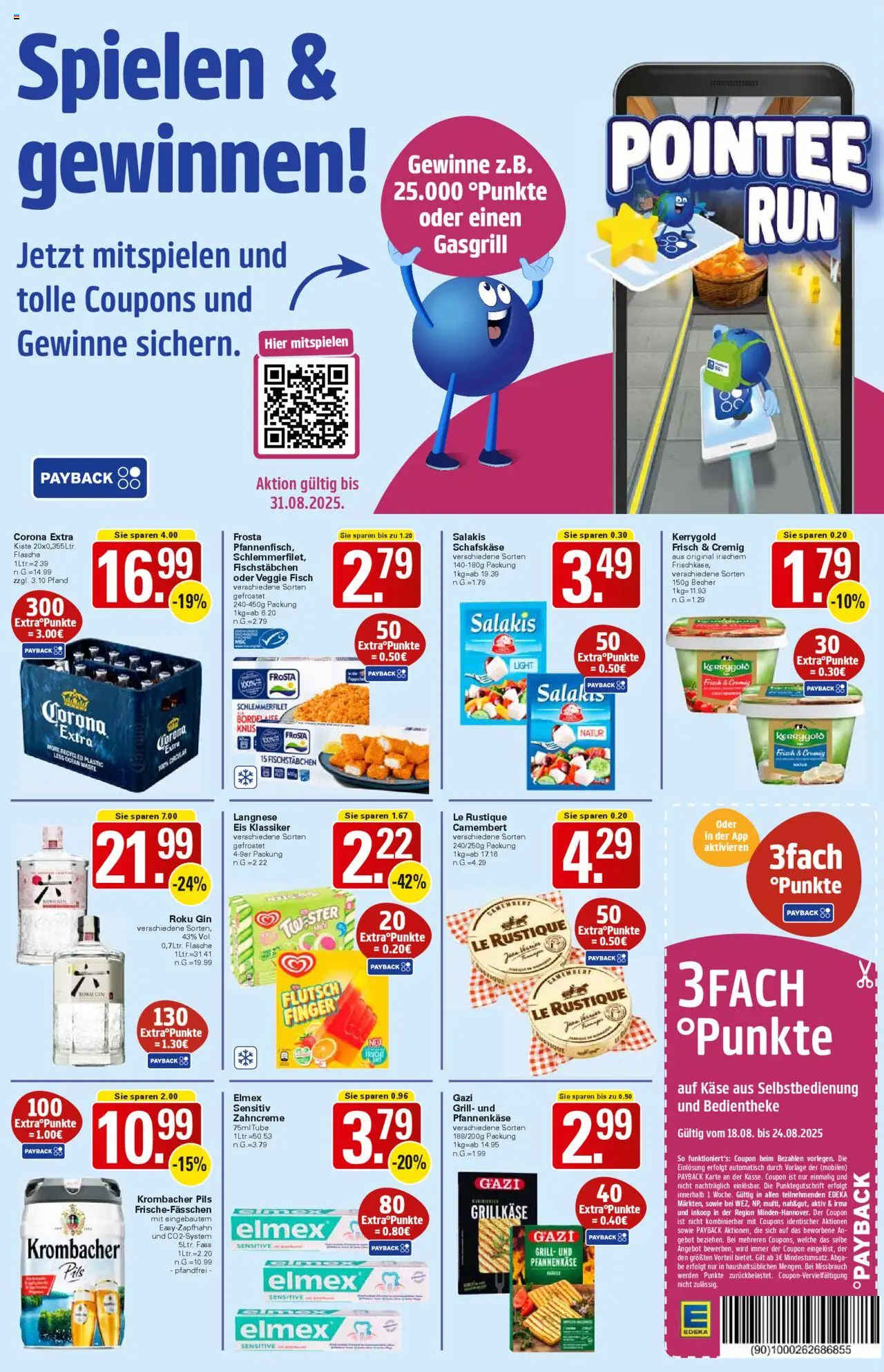 WEZ Prospekt - gültig ab dem 18.08.2025 | Seite: 13 | Produkte: Käse, Frosta, Fisch, Schafskase