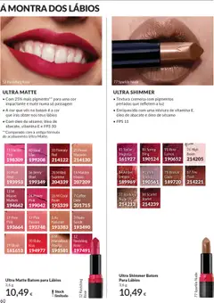 19 Blush, Batom │ válido de 01.09.2025 | Página: 60 | Produtos: Blush, Batom, Óleo, Abacate