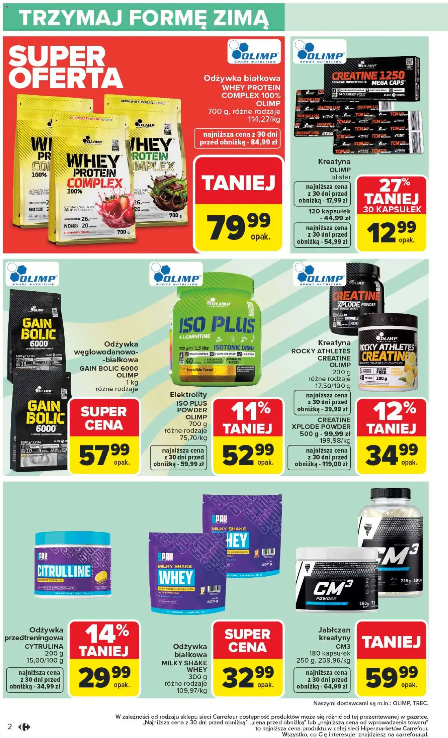 Carrefour Gazetka - Łap super okazje od 19.01.2026 | Strona: 2 | Produkty: Odżywka