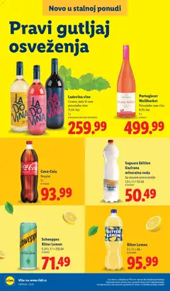 Lidl katalog Specijalno izdanje - pregled Lidl kataloga - važi od 02.02.2026 | Strana: 14 | Proizvode: Schweppes, Voda, Vino, Roze vino
