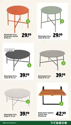 GAMMA folder - Tuinmeubelen special - Voorbeeld van een folder van GAMMA, geldig van 30.03.2026 | Pagina: 19 | Producten: Bijzettafels