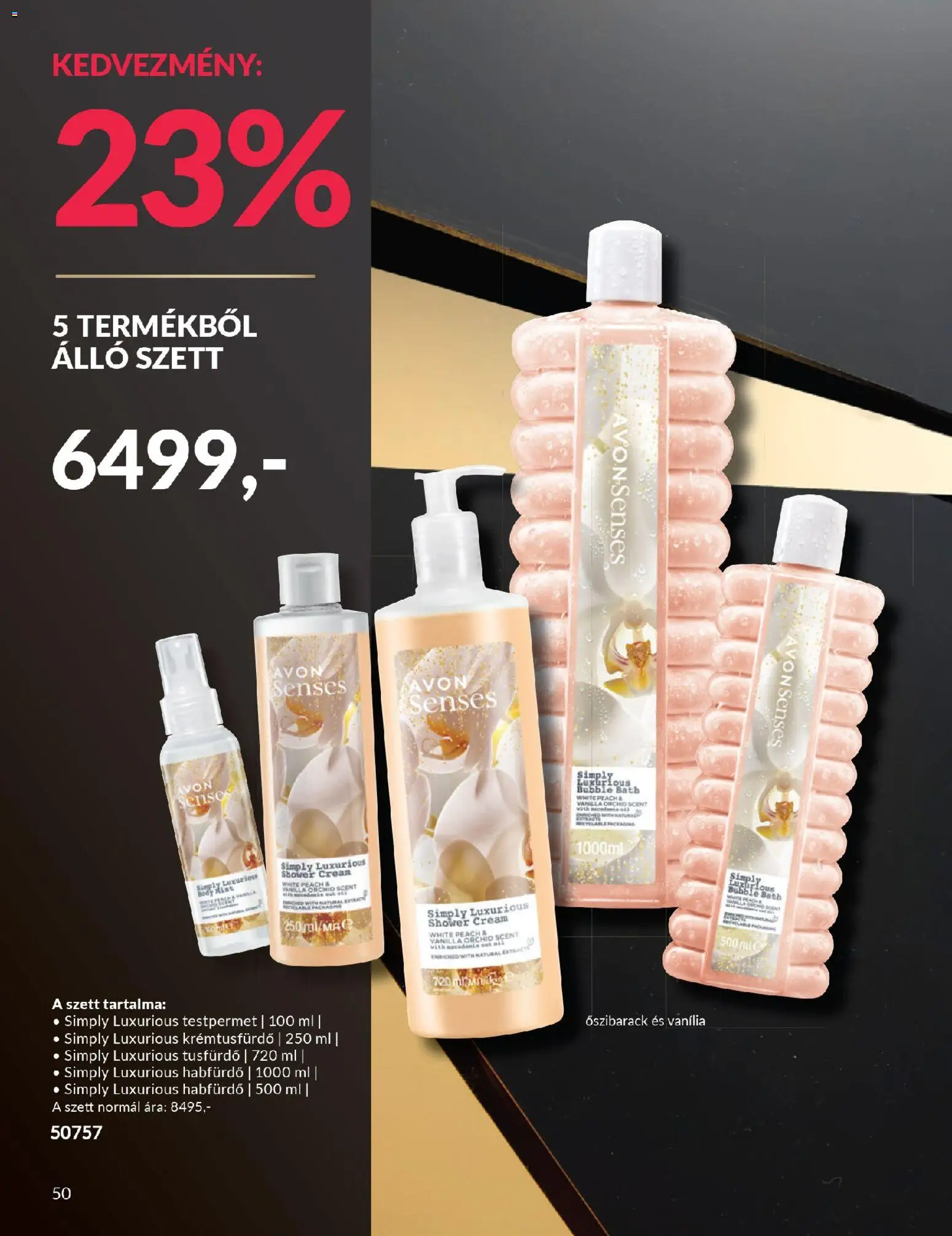 Avon akciós ujság - amely érvényes a következő dátumtól: 01.11.2025 | Oldal: 50