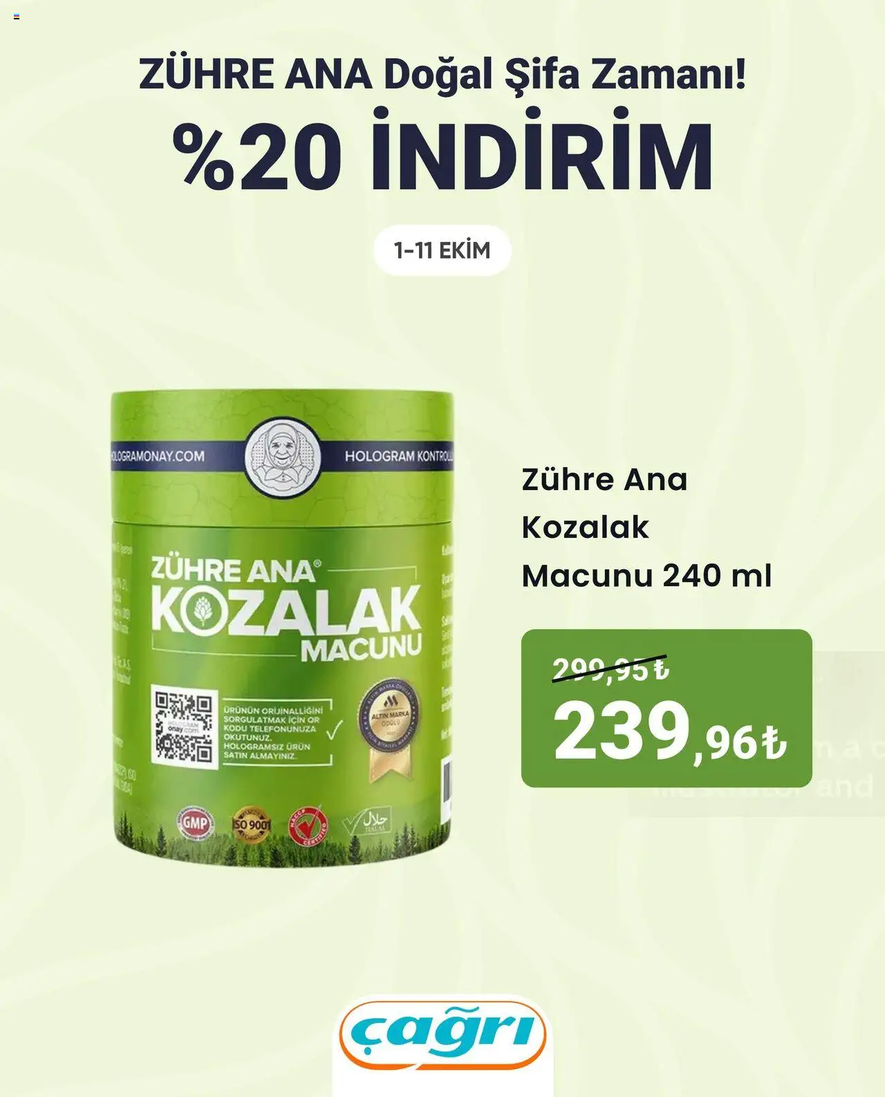 Çağrı Market Zühre Ana İle Doğal Şifa Zamanı! - 01.10.2025 tarihinden itibaren geçerlidir | Sayfa: 4