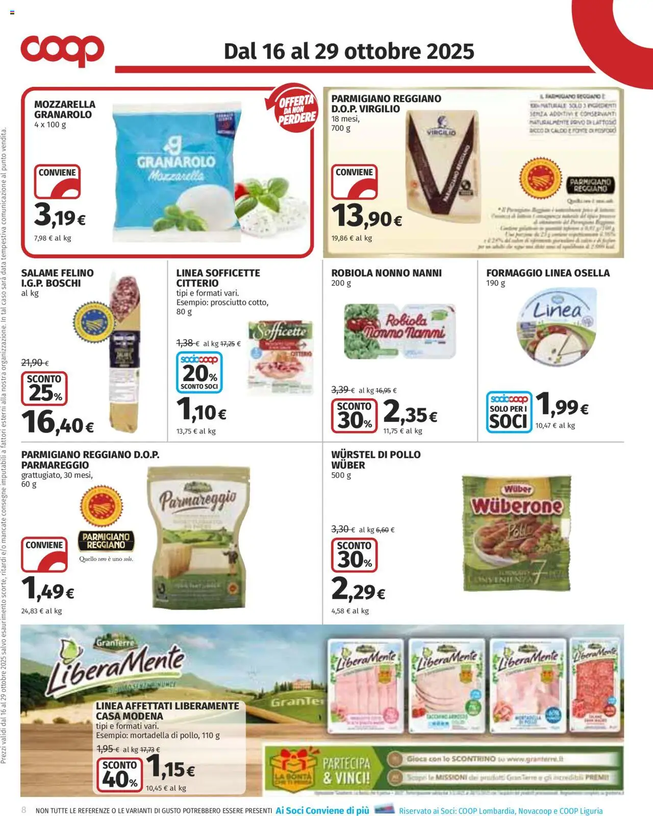 Volantino COOP del 16.10.2025 | Pagina: 8