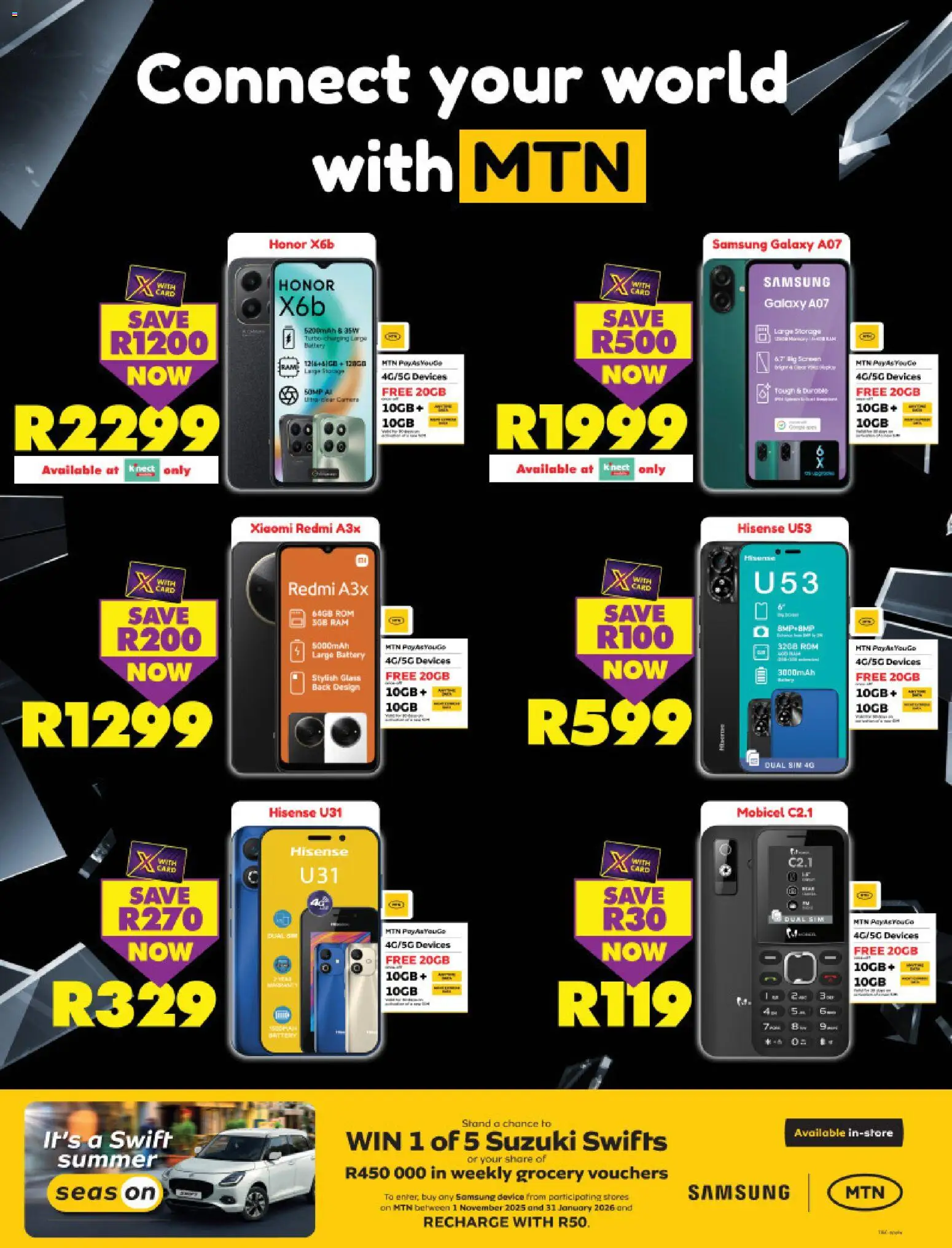 New Shoprite catalogue – valid from 20.11.2025 | Page: 5 | Products: Sim, Battery