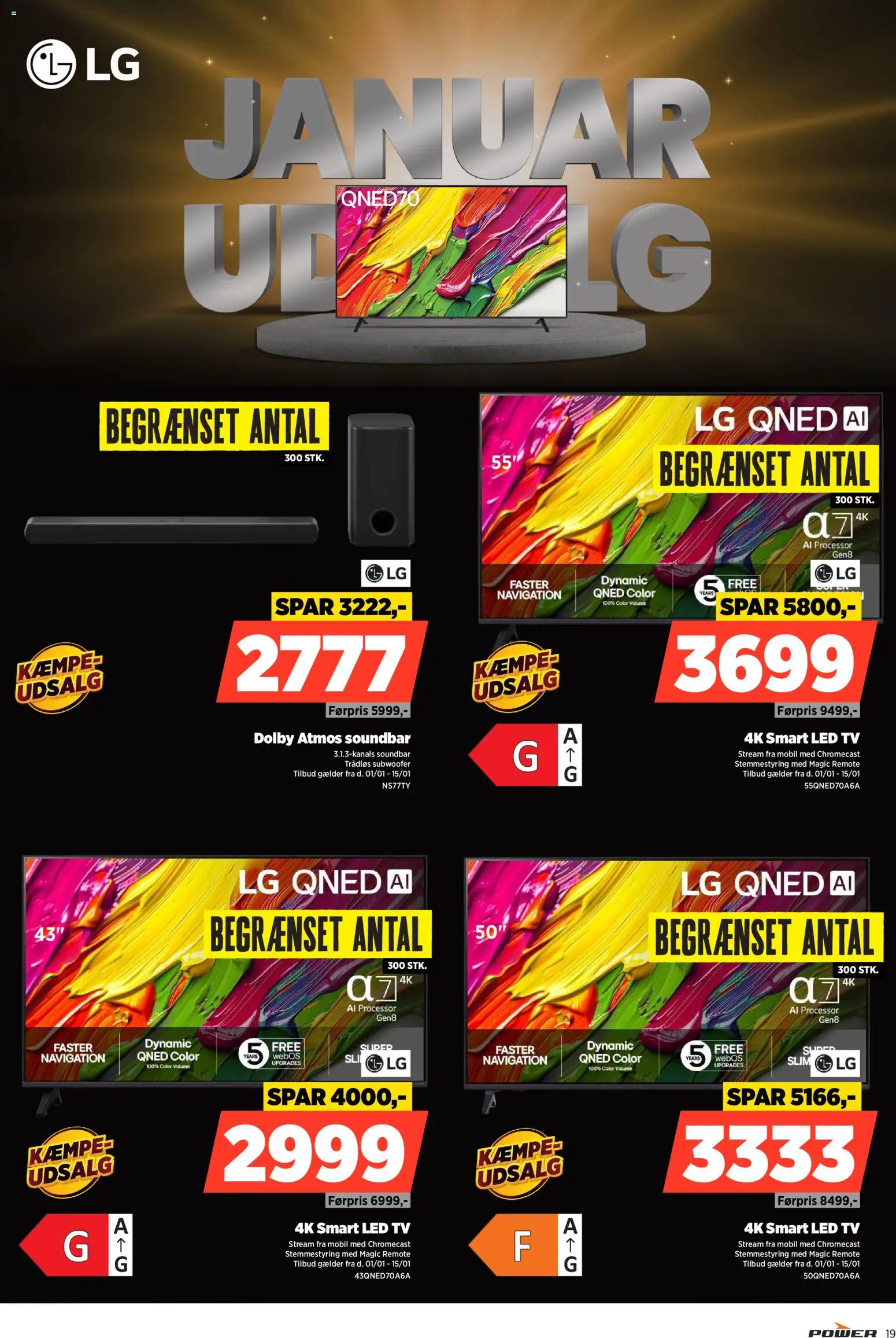 Power tilbudsavis – gyldig fra 02.01.2026 | Side: 19 | Produkter: Processor, Soundbar, TV, Navigation