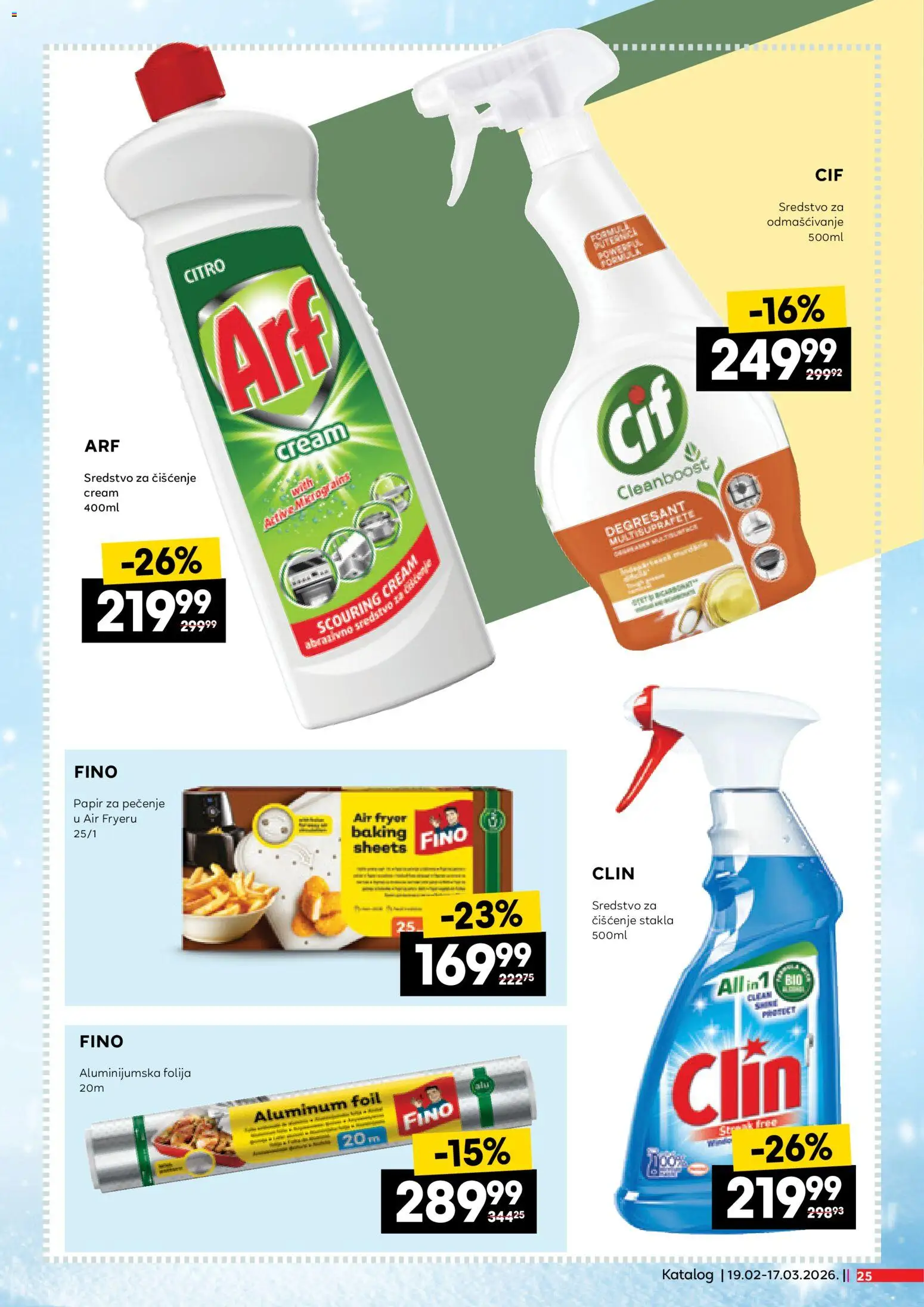 Roda katalog - važi od 19.02.2026 | Strana: 25 | Proizvode: Aluminijumska folija, Papir za pečenje