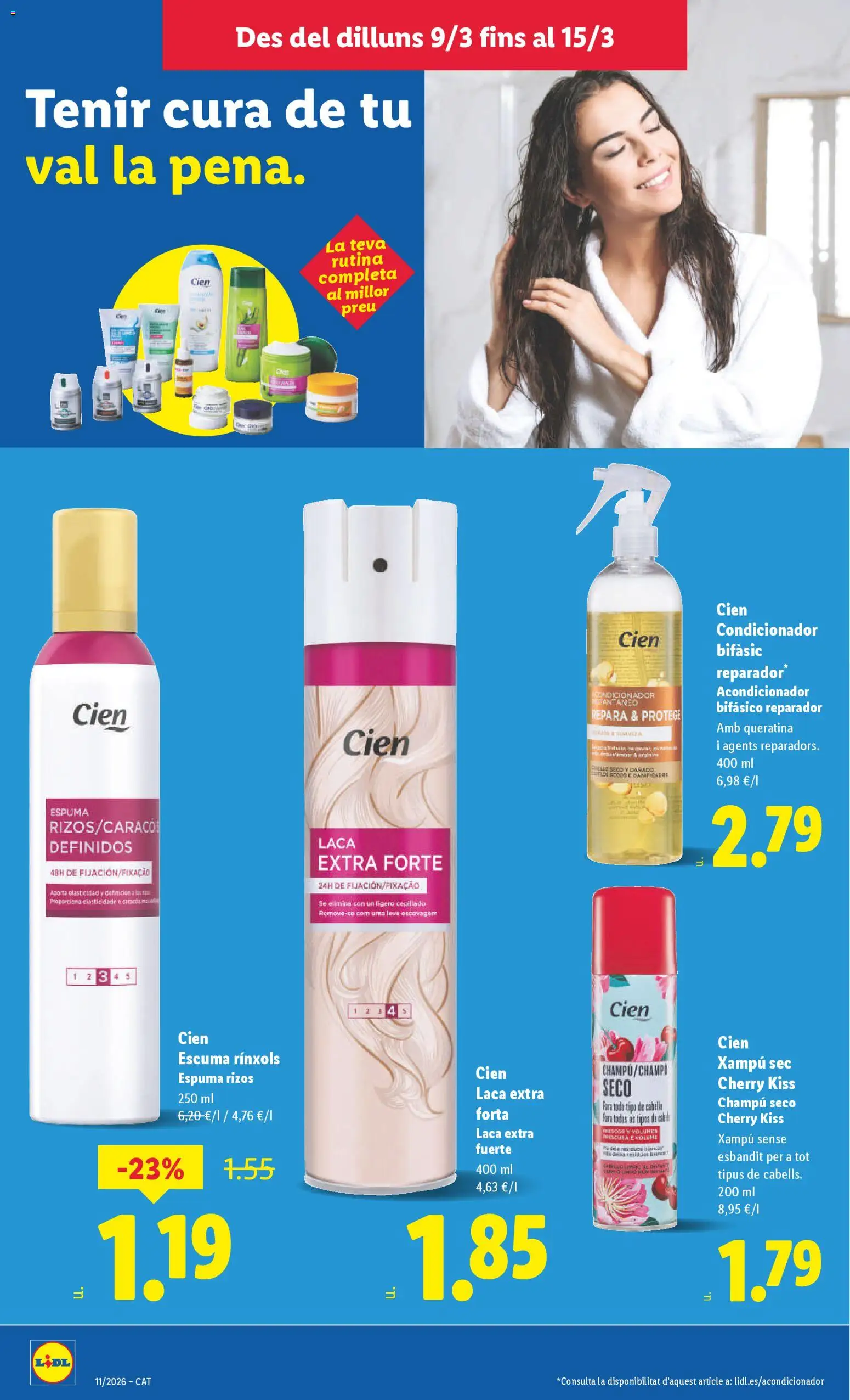 Lidl folleto │ válido desde el 09.03.2026 | Página: 24 | Productos: Champú, Acondicionador