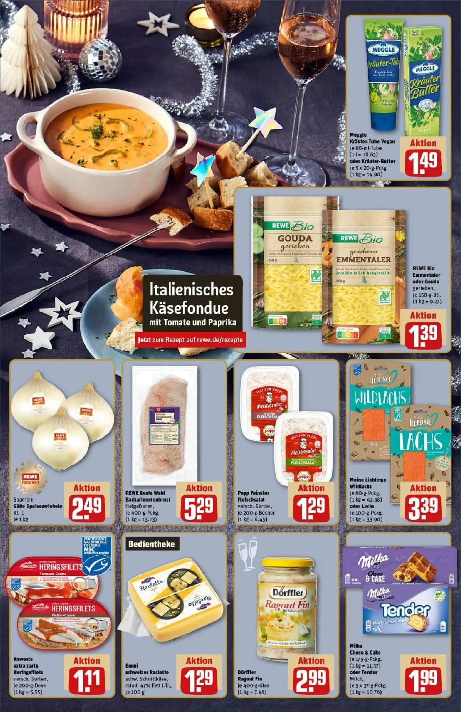 Rewe prospekt St. Georgen Im Schwarzwald	 – gültig ab 22.12.2025 | Seite: 3 | Produkte: Gouda, Milka, Paprika, Raclette