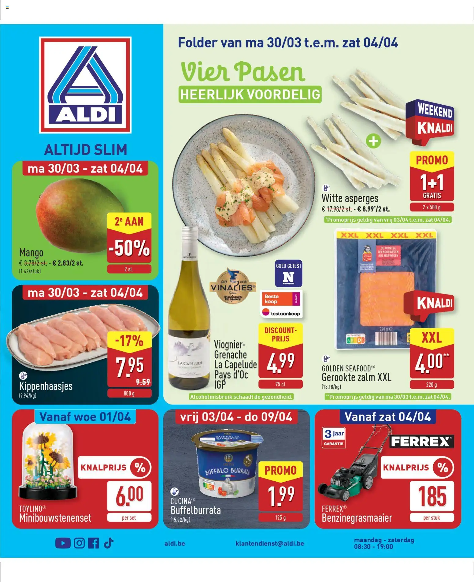 Nieuwe » Aldi folder van 30/03/2026 🤩  « is er! Ontdek geweldige aanbiedingen en bespaar. | Belgium