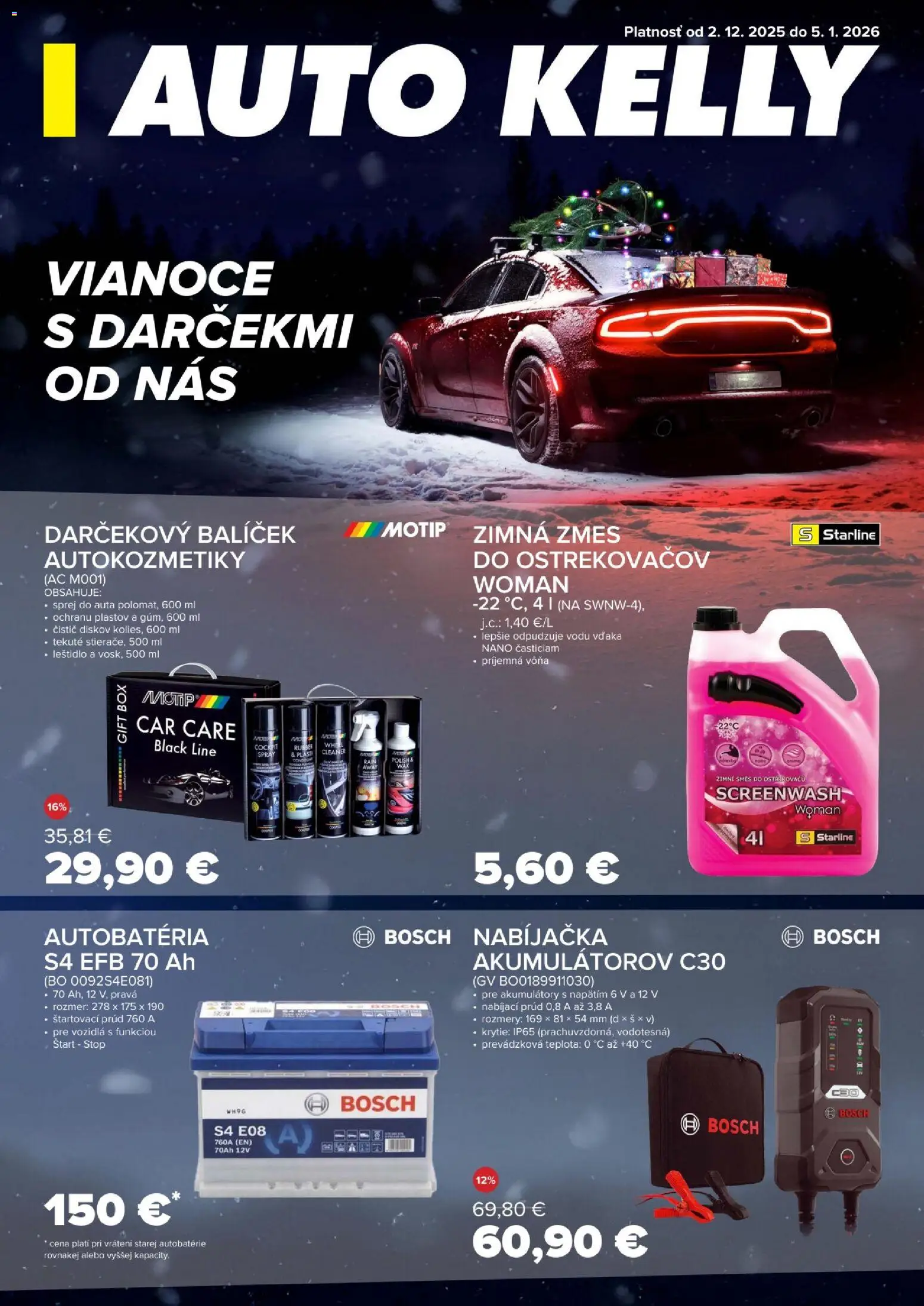 Nové Auto Kelly akcie – leták je platný od 02.12.2025 | Strana: 1