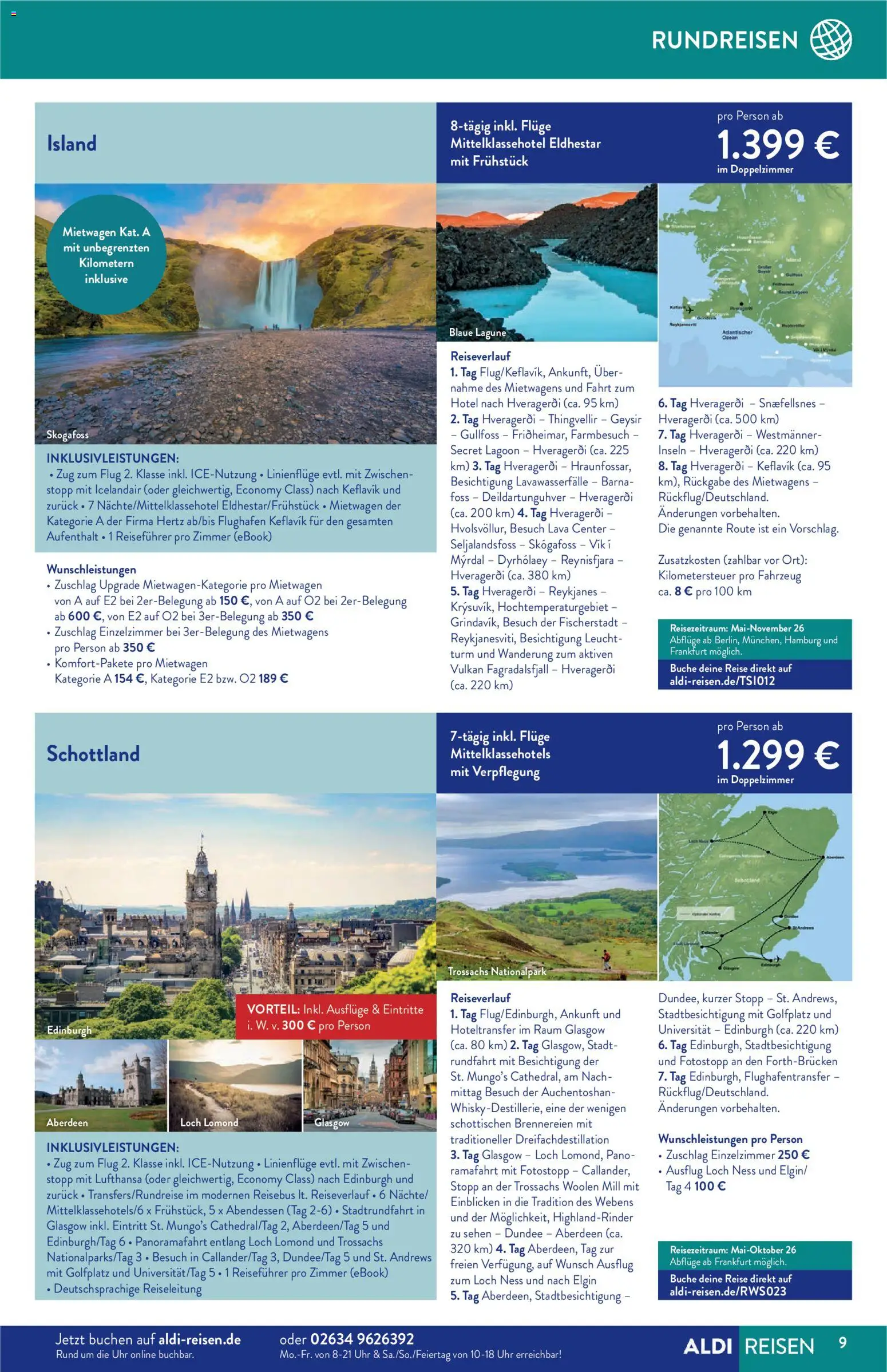 Aldi Reisen Prospekt 	 – gültig ab 01.03.2026 | Seite: 9 | Produkte: Uhr