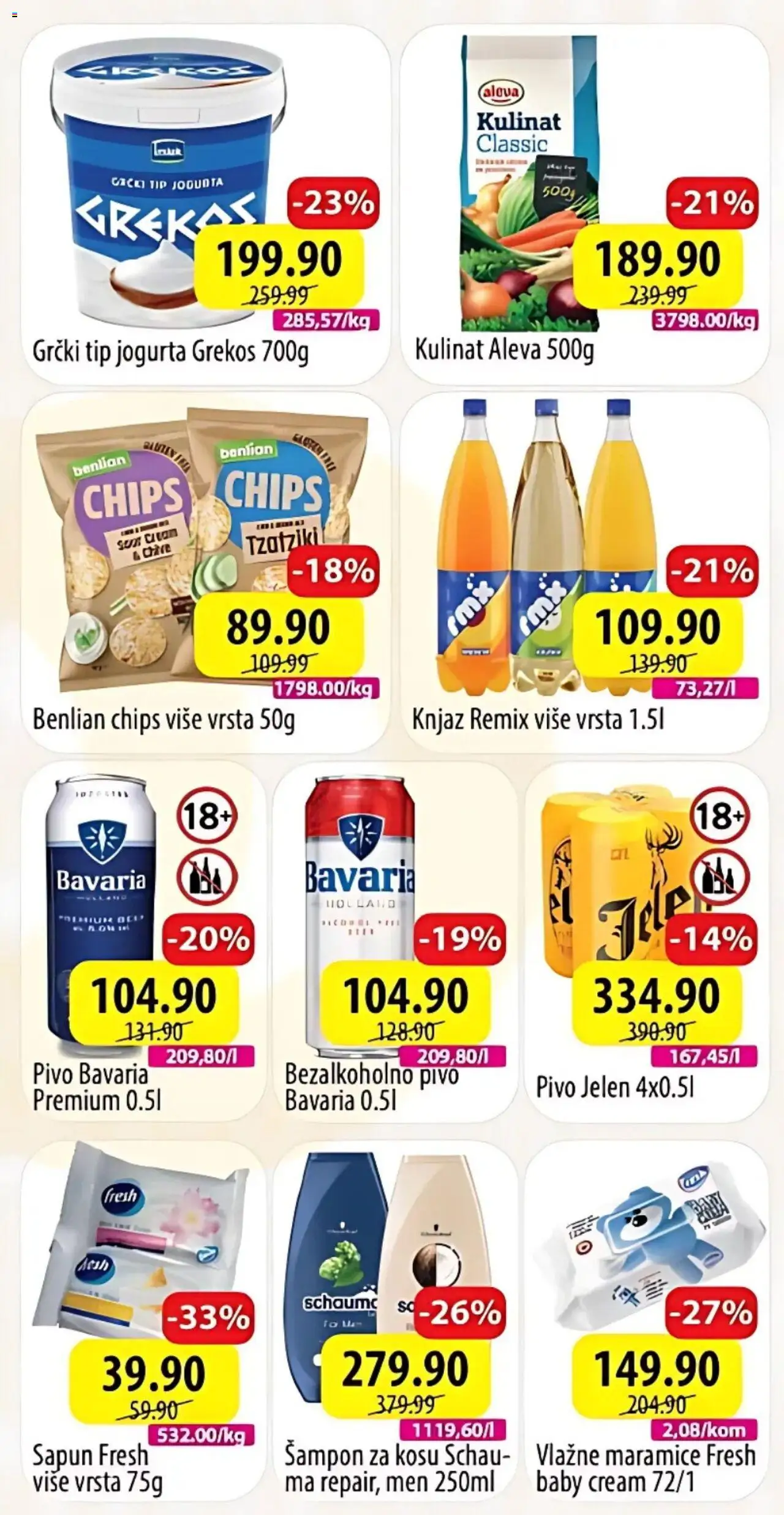 Senta Promet katalog - važi od 18.08.2025 | Strana: 3 | Proizvode: Šampon, Sapun, Pivo, Vlažne maramice