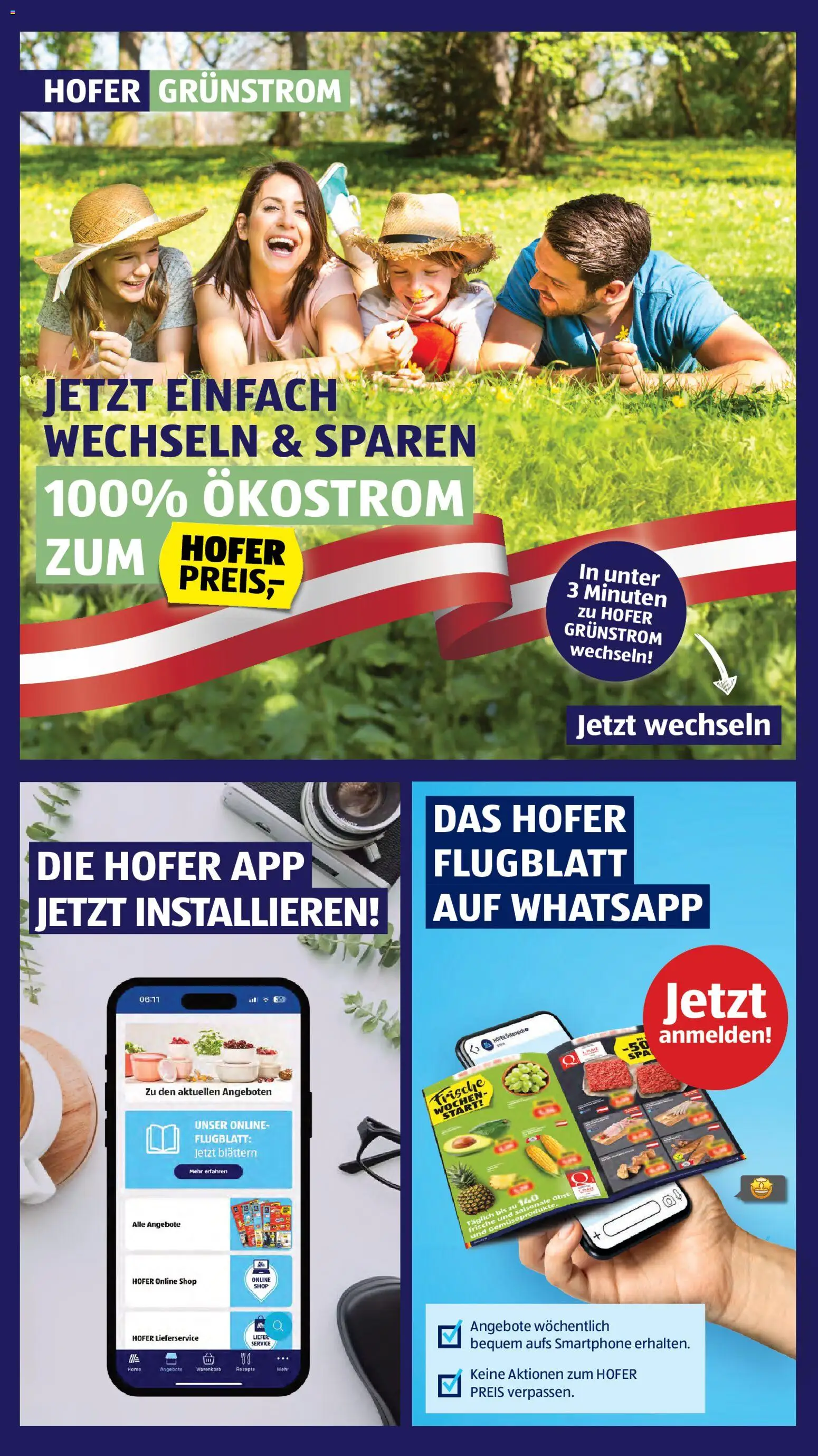 Hofer Flugblatt gültig ab 11.03.2026 | Seite: 3 | Produkte: Obst, Smartphone