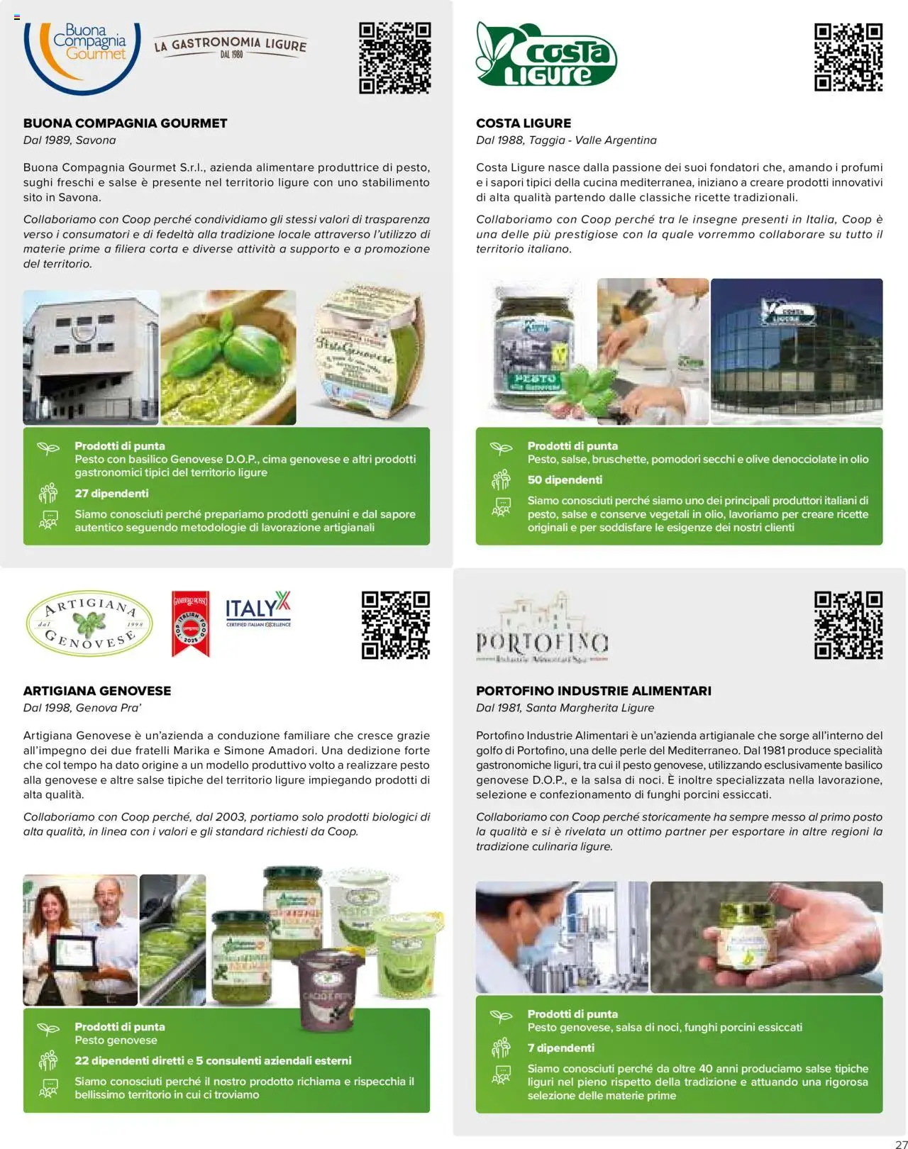 Volantino COOP del 09.10.2025 | Pagina: 27 | Prodotti: Salsa, Olio, Funghi, Pesto