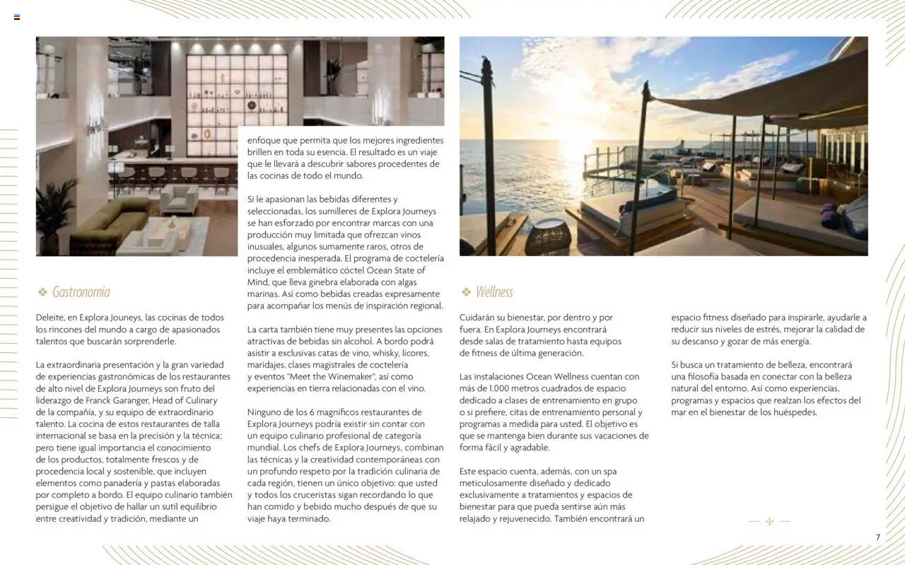 Viajes El Corte Inglés Cruceros de lujo │ válido desde el 01.01.2025 | Página: 8 | Productos: Ginebra, Cocina, Panadería