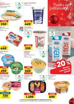 Spar Akciós újság - amely érvényes a következő dátumtól: 27.11.2025 | Oldal: 9 | Termékek: Mozzarella, Farmer, Görög joghurt, Vaj