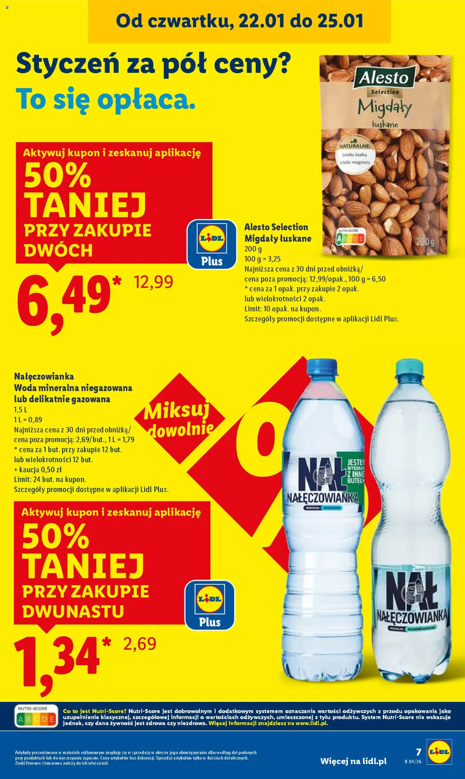 Lidl Gazetka od 22.01.2026 | Strona: 7 | Produkty: Woda