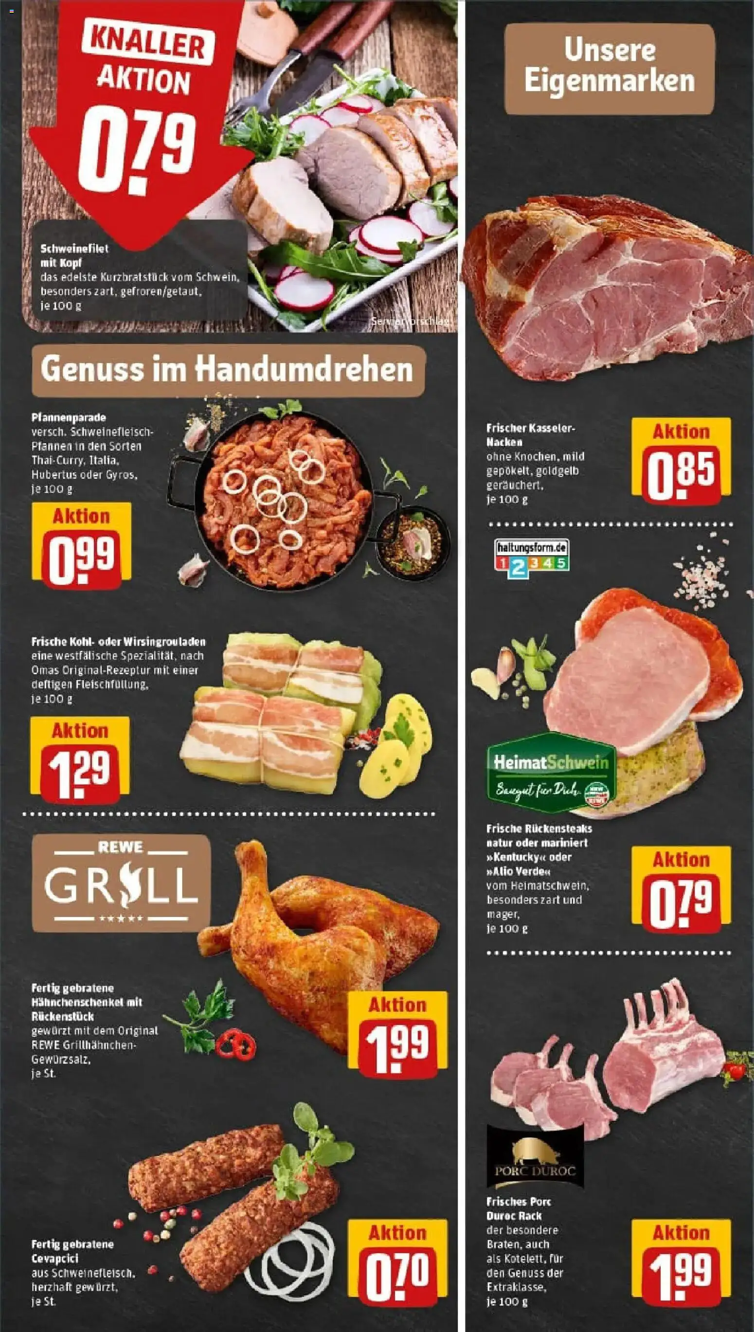 Rewe prospekt Dortmund	 – gültig ab 26.01.2026 | Seite: 7 | Produkte: Grill, Hahnchenschenkel, Schweinefilet, Schweinefleisch