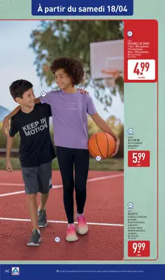 Aldi - Prévisualisation de Aldi catalogue valide à partir de 14.04.2026 | Page: 40 | Produits: Baskets
