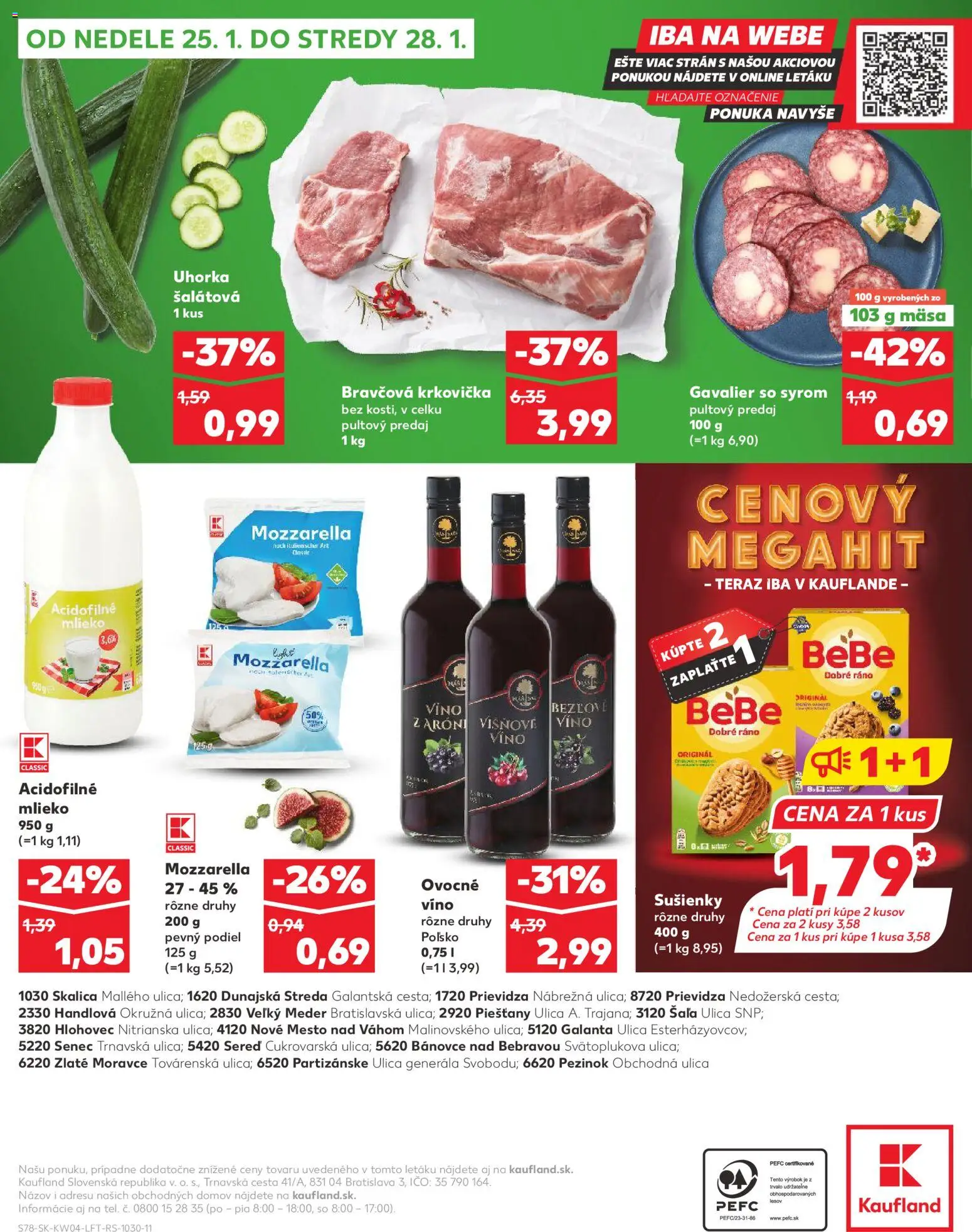 Nové Kaufland akcie – leták je platný od 22.01.2026 | Strana: 78