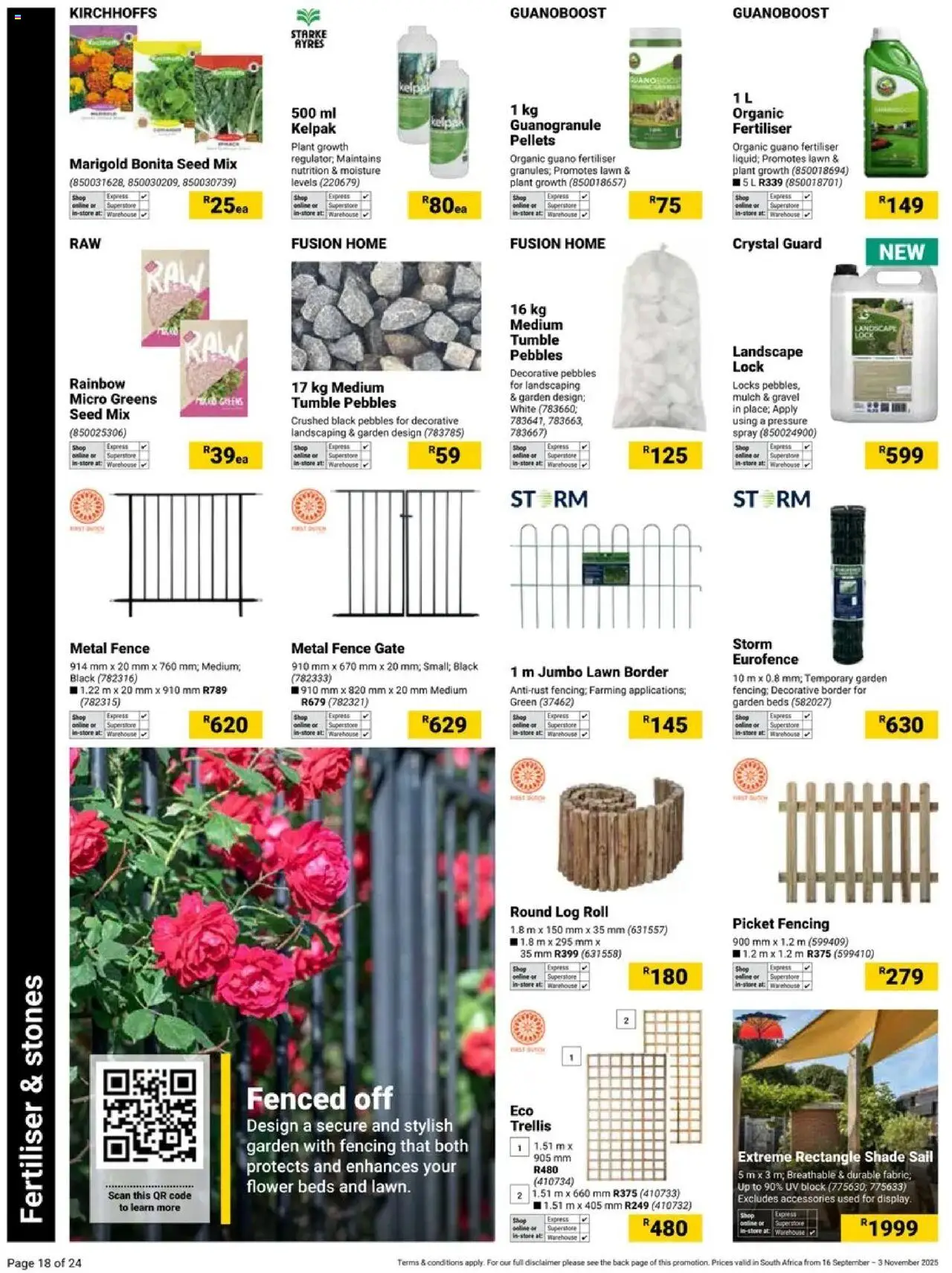 New Builders catalogue – valid from 16.09.2025 | Page: 18 | Products: Lock, Gate