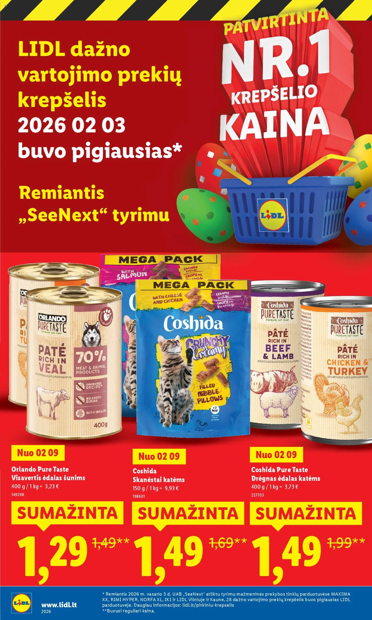 LIDL akcijos nuo 09.03.2026 | Puslapis: 24 | Prekių: Krepšelis