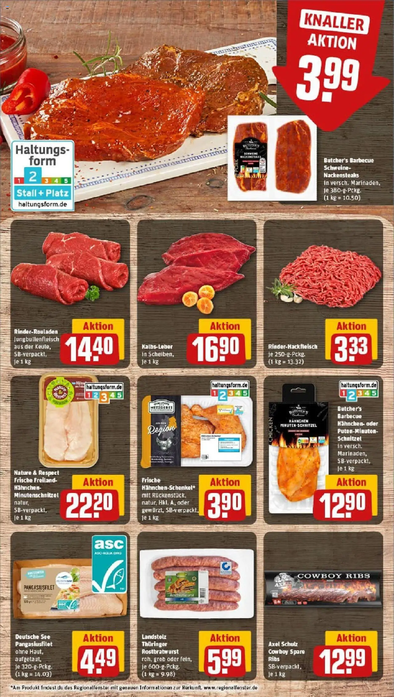 Rewe prospekt Berlin / Französisch Buchholz	 - gültig ab dem 27.07.2025 | Seite: 12 | Produkte: Rinderrouladen, Nackensteaks, Schnitzel, Kalbsleber