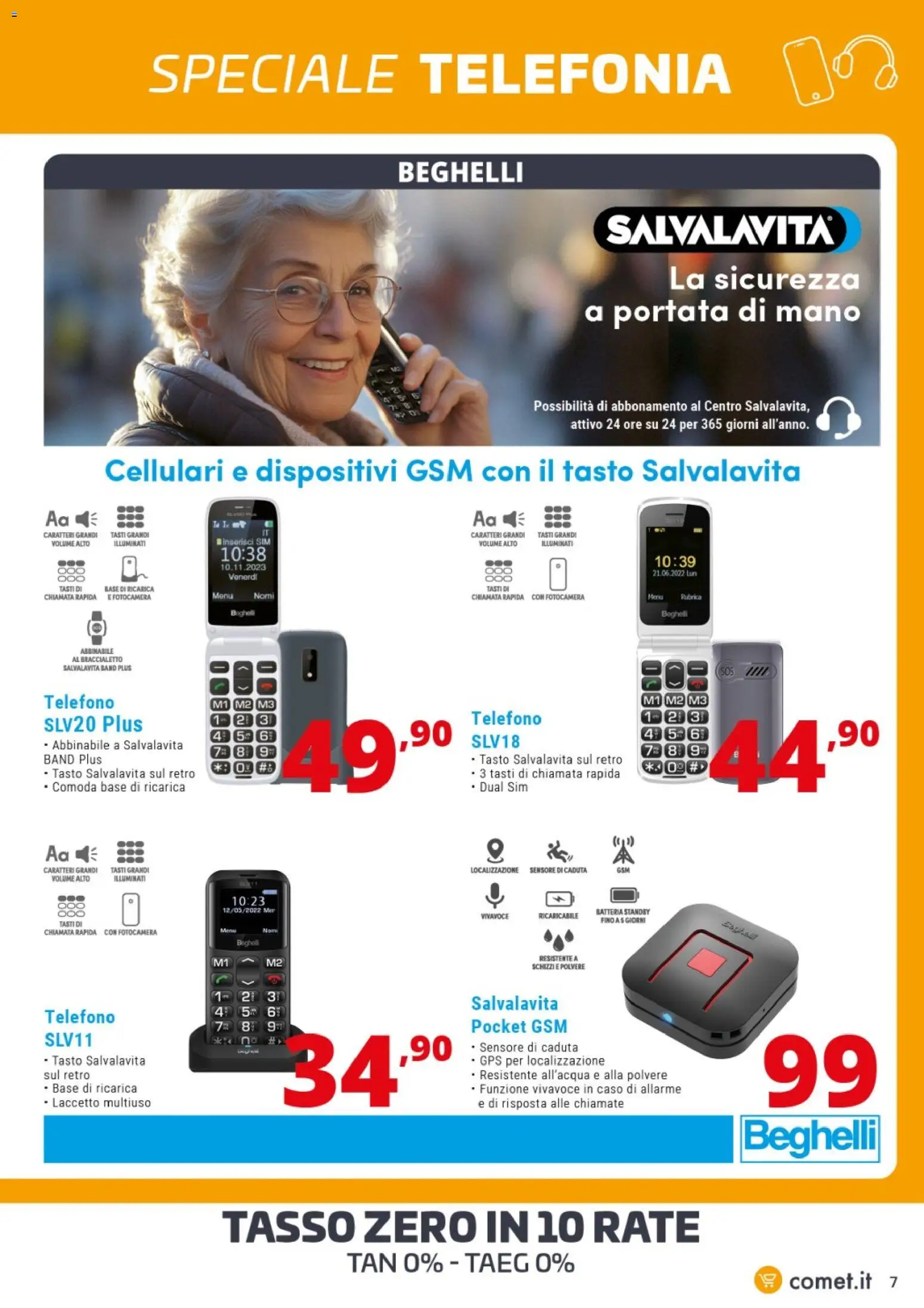 Volantino Comet del 28.11.2025 | Pagina: 7 | Prodotti: Telefono, Fotocamera, Batteria
