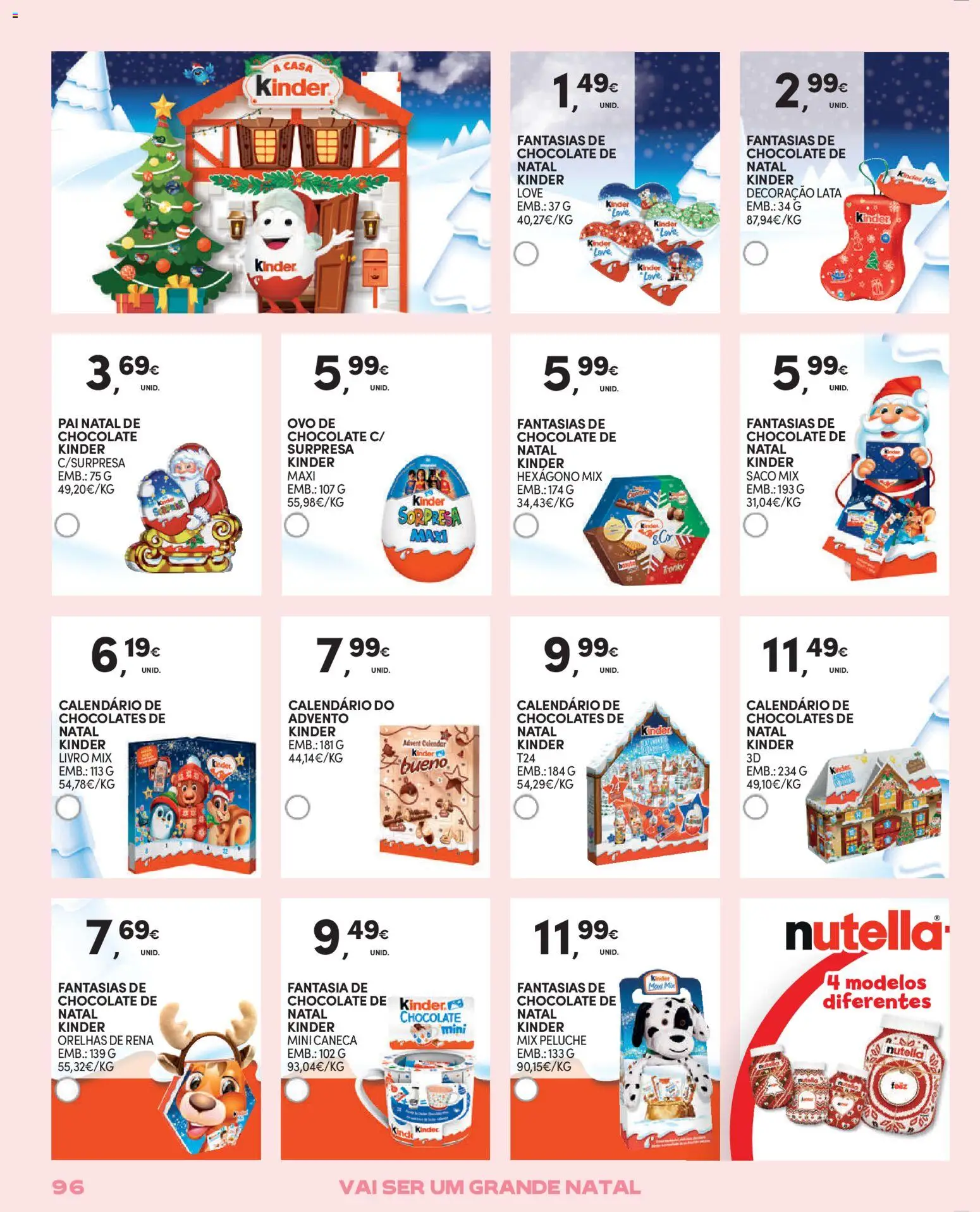 Continente - Brinquedos │ válido de 13.11.2025 | Página: 96 | Produtos: Chocolates, Caneca, Chocolate