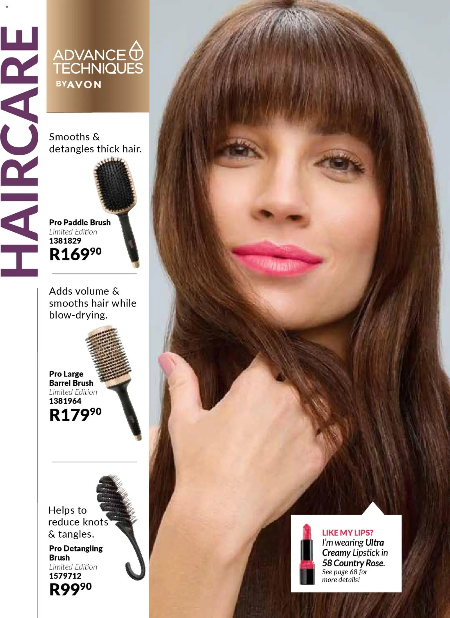 New Avon catalogue – valid from 01.01.2026 | Page: 172 | Products: Brush, Lipstick