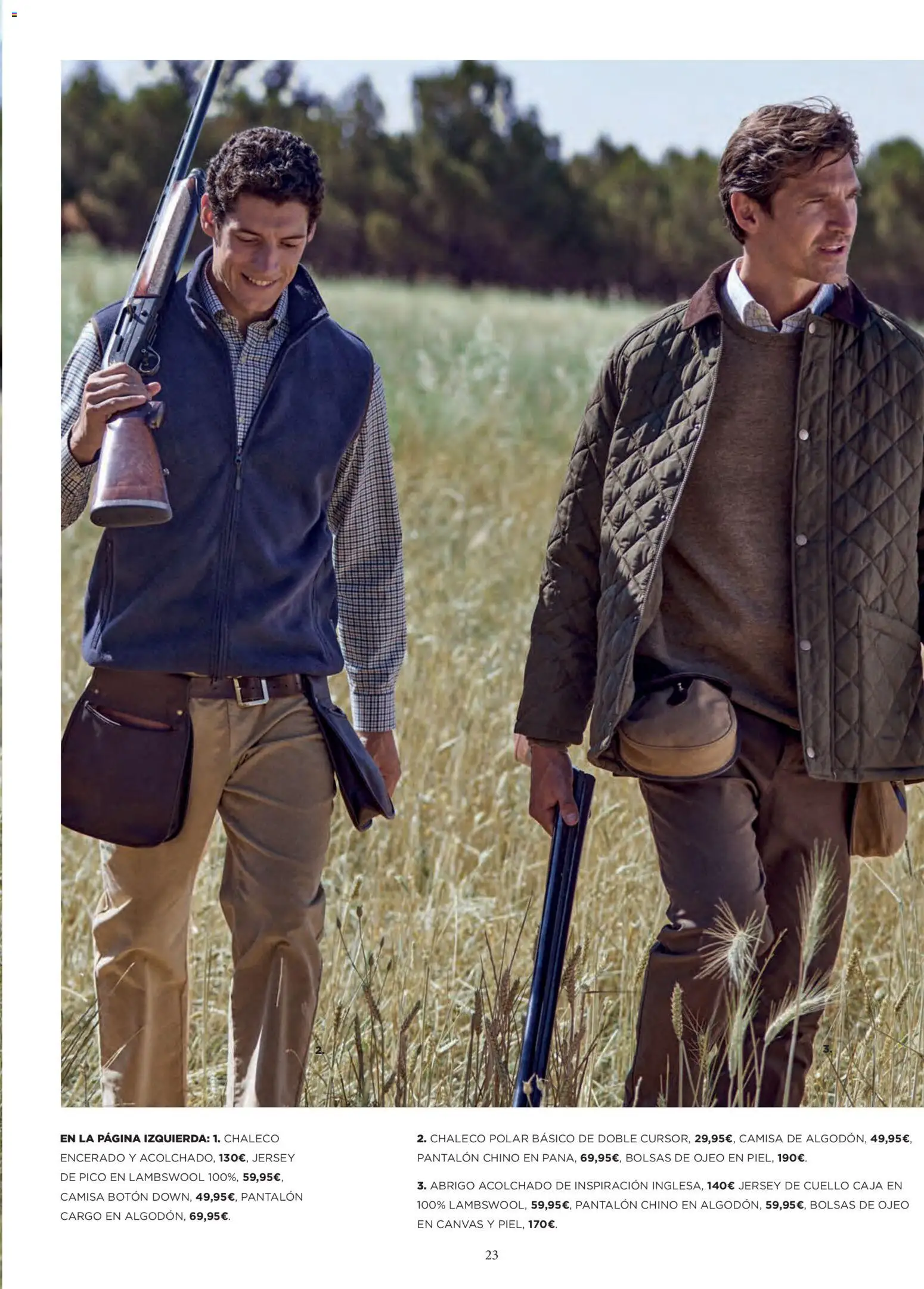 El Corte Inglés ofertas │ válido desde el 22.10.2025 | Página: 23 | Productos: Camisa, Chaleco, Caja