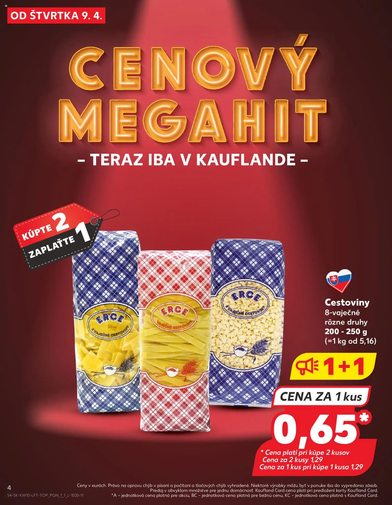 Nové Kaufland akcie – leták je platný od 09.04.2026 | Strana: 4
