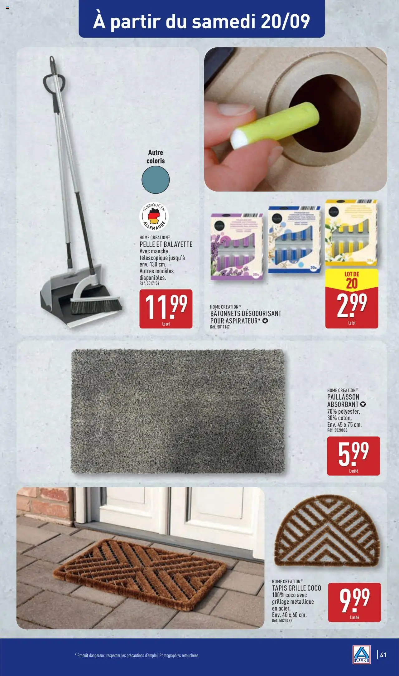  | Page: 44 | Produits: Désodorisant, Tapis, Paillasson