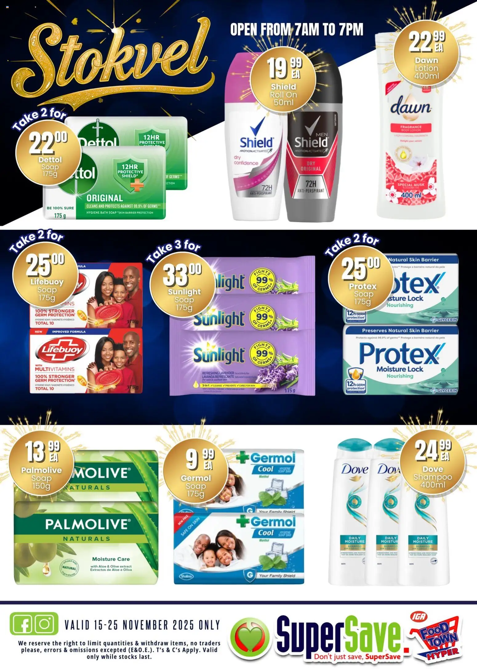 New Super Save catalogue – valid from 15.11.2025 | Page: 59 | Products: Multivitamins, Shampoo, Soap, Lotion