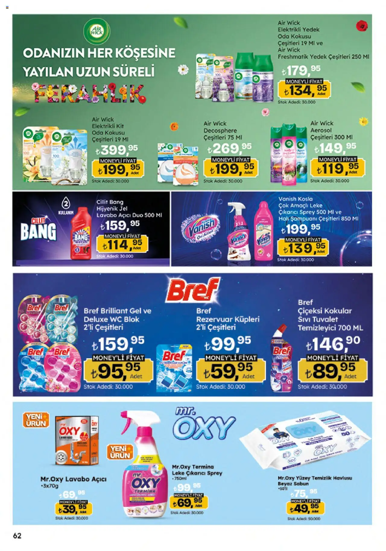 Migros Katalog - 5M Migroskop Dijital - 07.08.2025 tarihinden itibaren geçerlidir | Sayfa: 62 | Ürünler: Lavabo, Halı, Leke çıkarıcı, Lavabo açıcı