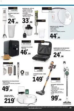 Vista previa E.Leclerc folleto Super ofertas válido desde el 01.04.2026 | Página: 31 | Productos: Cepillo, Escoba, Batidora, Aspirador