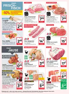 Maximarkt Flugblatt ab 23.10.2025 gültig | Seite: 8 | Produkte: Salat, Meeresfrüchte, Fisch