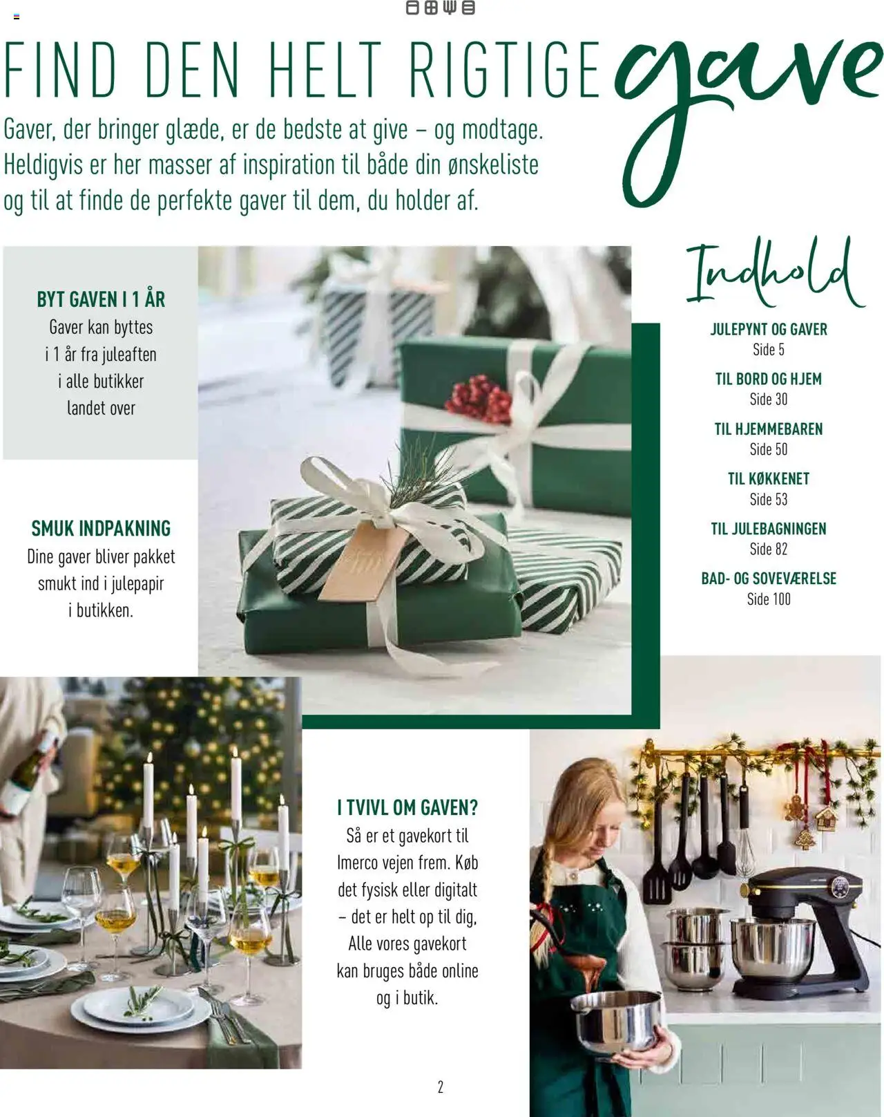 Imerco tilbudsavis – gyldig fra 17.10.2025 | Side: 2 | Produkter: Bord, Bad