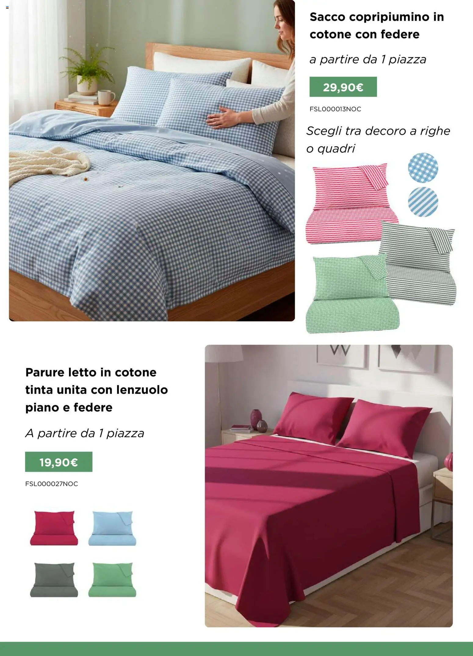 Volantino Kasanova del 21.03.2026 | Pagina: 20 | Prodotti: Copripiumino, Letto