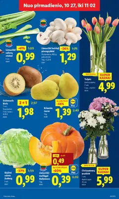 LIDL leidinys galioja nuo 27.10.2025 | Puslapis: 5 | Prekių: Salota, Pievagrybiai