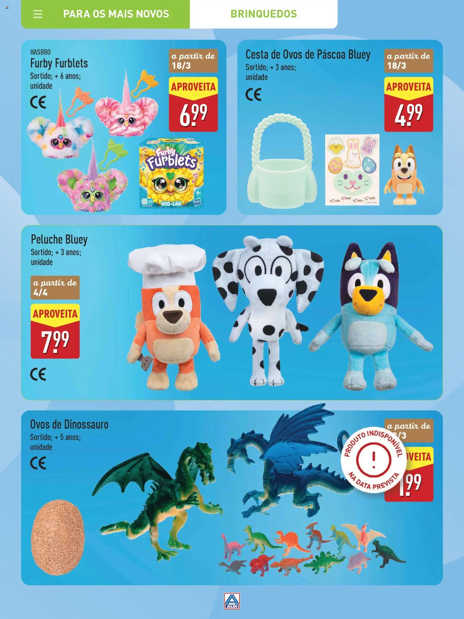 Aldi Especial Páscoa │ válido de 11.03.2026 | Página: 73 | Produtos: Ovos, Cesta