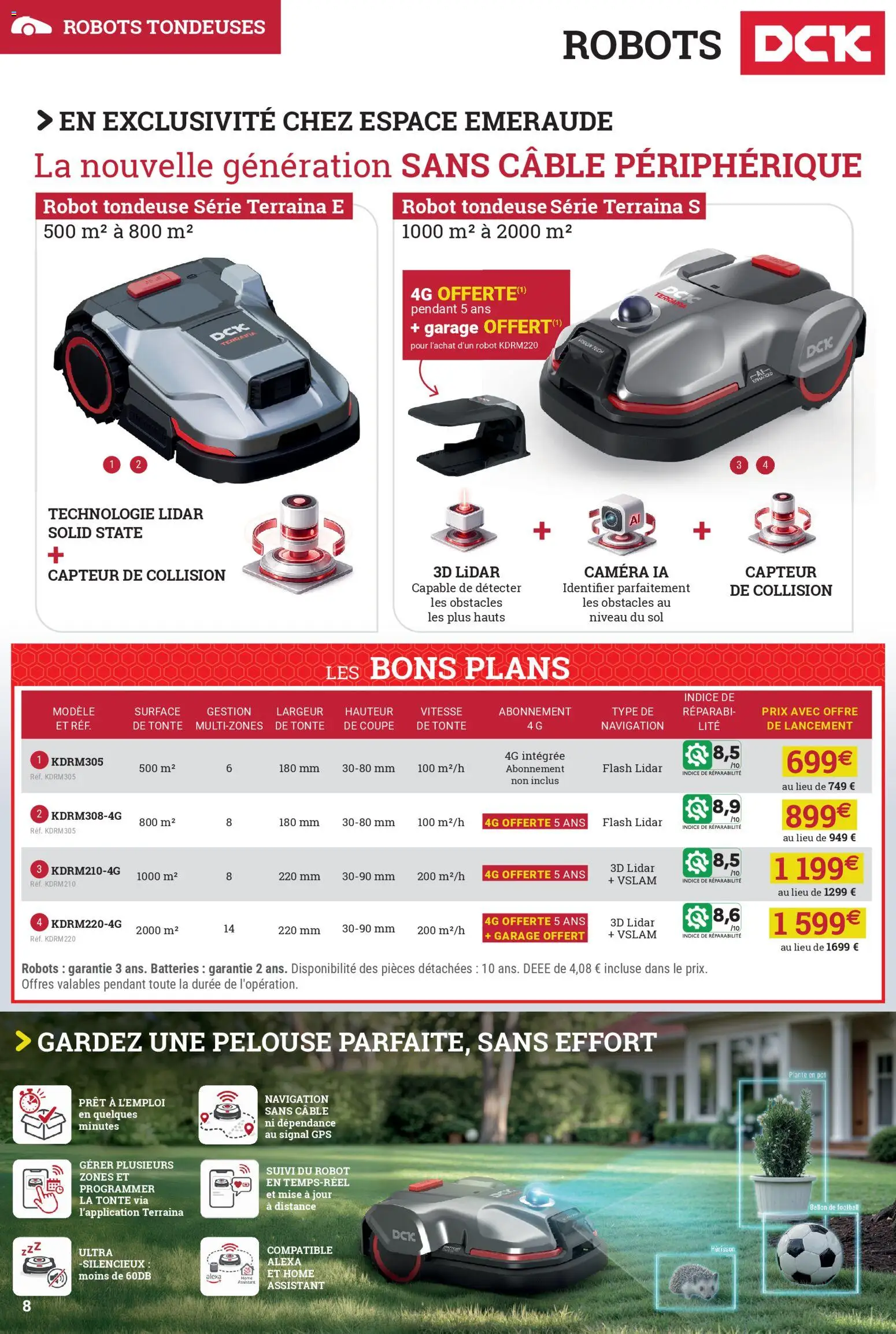 {H1} | Page: 8 | Produits: Navigation, Tondeuse, GPS, Caméra