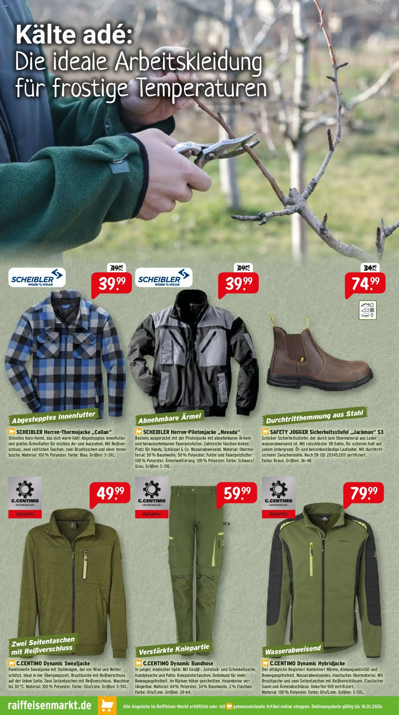 Raiffeisen Markt Prospekt 	 – gültig ab 05.01.2026 | Seite: 6 | Produkte: Sweatjacke, Öl