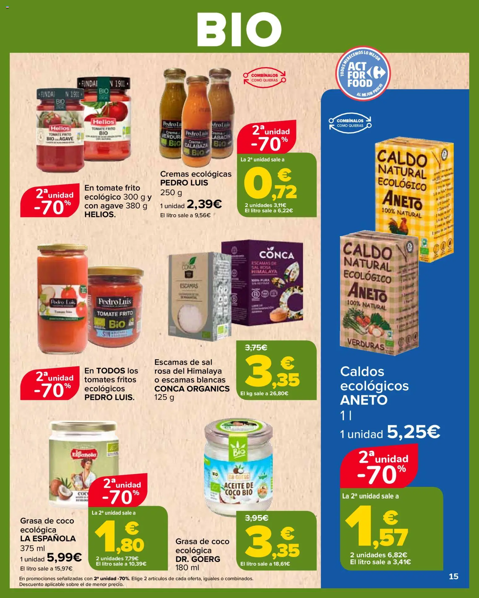 Carrefour folleto │ válido desde el 27.01.2026 | Página: 15 | Productos: Πράσινο τσάι, Aceite, Tomates, Τυρόπιτα
