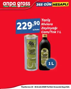 12.12.2025 tarihinden itibaren geçerli olan Anpa Gross kataloğu önizlemesi