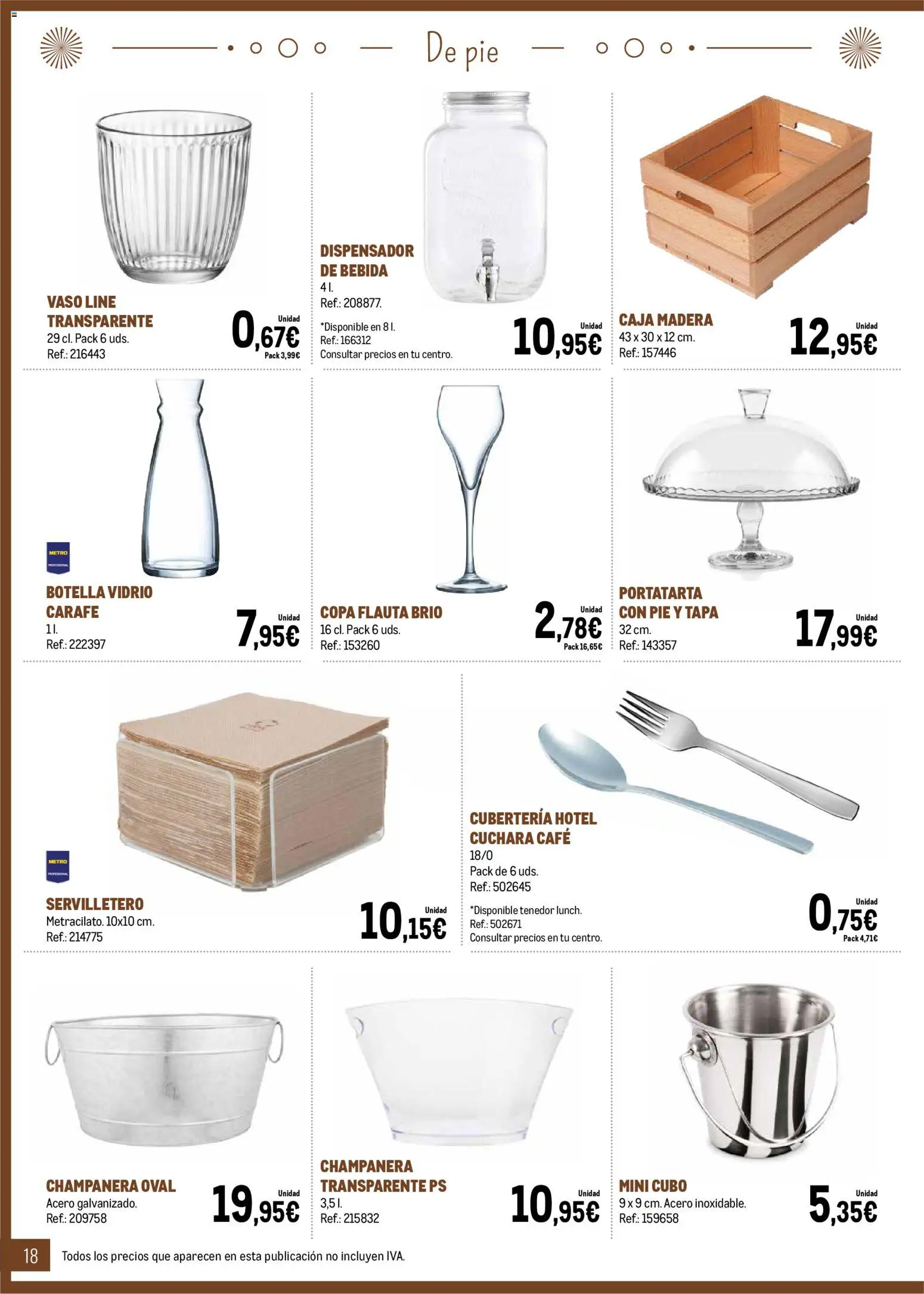 Makro - Decoracion Navidad Península │ válido desde el 03.11.2025 | Página: 18 | Productos: Café, Dispensador, Cubertería, Caja